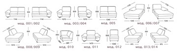 Модульный диван Валенсия в Салехарде - предосмотр 11