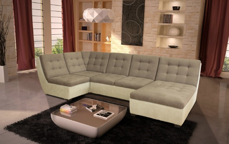 Модульный угловой диван Комфорт (м7+м1+м4+м3) в Салехарде - изображение 5
