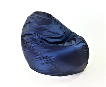 Кресло-мешок Макси, оксфорд, 150х100, черно-синее в Салехарде