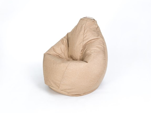 Кресло-мешок Хоум большое, песочное в Салехарде - изображение