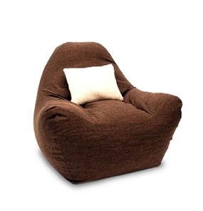 Кресло-мешок Эдем, рогожка орион, коричневый в Муравленко