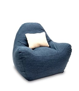 Кресло-мешок КлассМебель Эдем, рогожка орион, синий в Лабытнанги