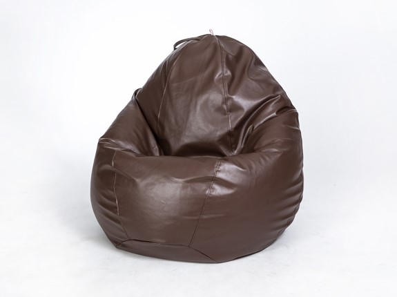 Кресло-мешок Люкс, коричневый в Салехарде - изображение