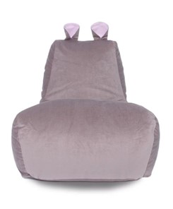 Кресло-игрушка Бегемот кофе/розовый в Тарко-Сале