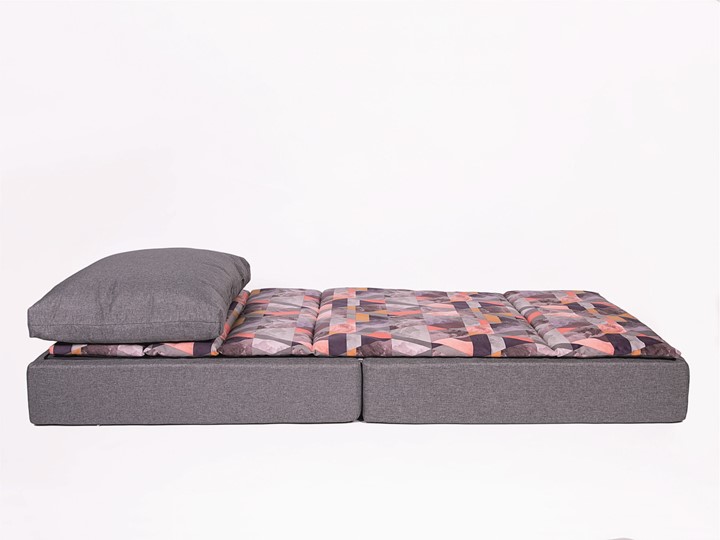 Бескаркасное кресло-кровать Харви, серый - квадро в Салехарде - изображение 1