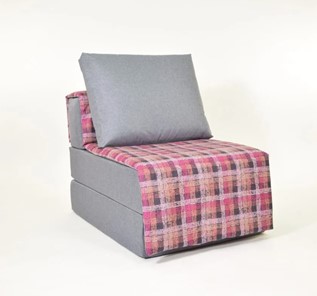 Бескаркасное кресло-кровать Харви, серый - квадро в Лабытнанги