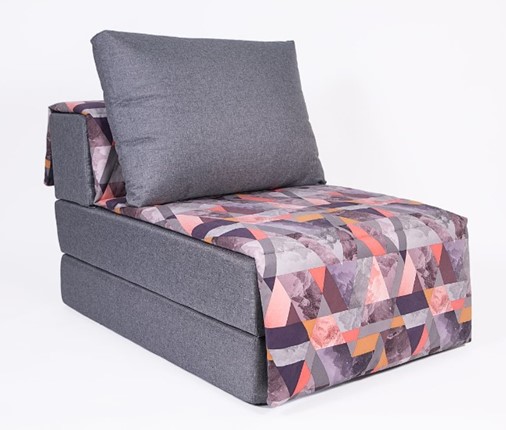 Бескаркасное кресло Харви, серый - сноу манго в Салехарде - изображение