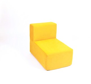 Кресло Тетрис 50х80х60, желтое в Новом Уренгое