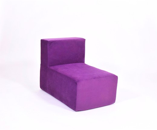 Кресло Тетрис 50х80х60, фиолетовое в Салехарде - изображение