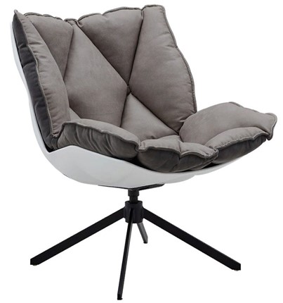 Кресло DC-1565D Grey / ноги металл в Салехарде - изображение