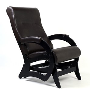 кресло-глайдер с маятниковым механизмом 35-К-В экокожа в Надыме