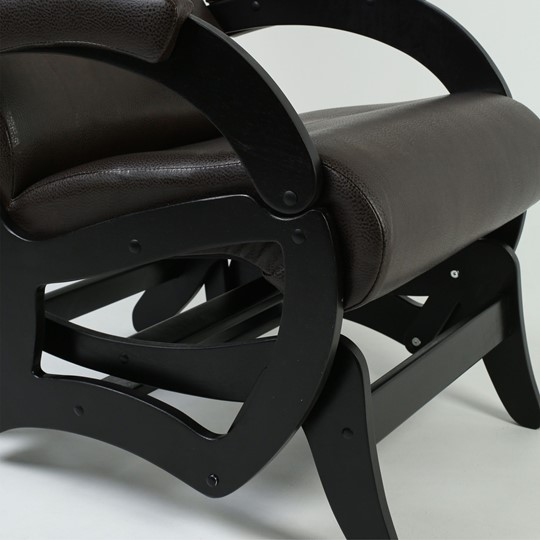 кресло-глайдер с маятниковым механизмом 35-К-В экокожа в Губкинском - изображение 4
