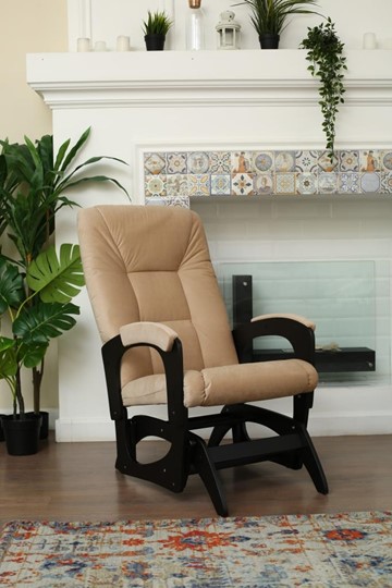 Кресло-качалка Леон маятниковая, ткань AMIGo песок 29-Т-П в Губкинском - изображение 3