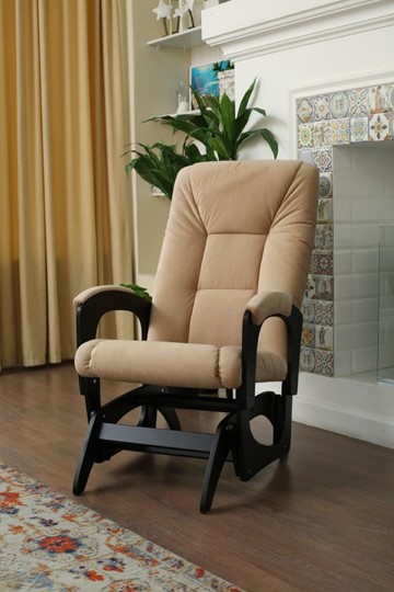Кресло-качалка Леон маятниковая, ткань AMIGo песок 29-Т-П в Губкинском - изображение 4