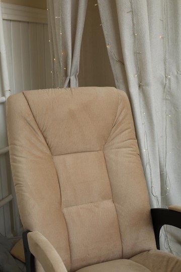 Кресло-качалка Леон маятниковая, ткань AMIGo песок 29-Т-П в Губкинском - изображение 7
