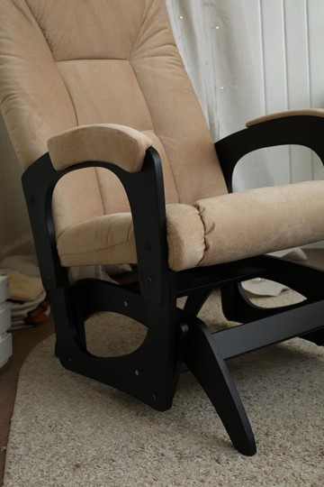 Кресло-качалка Леон маятниковая, ткань AMIGo песок 29-Т-П в Лабытнанги - изображение 8