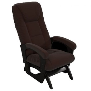 Кресло-качалка Леон маятниковая, ткань AMIGo шоколад 29-Т-Ш в Салехарде