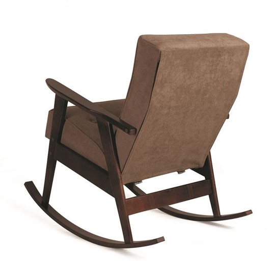 Кресло-качалка Ретро (темный тон / 05 - коричневый) в Салехарде - изображение 1
