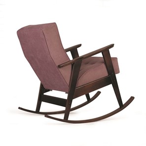 Кресло-качалка Ретро (темный тон / 08 - розовый) в Салехарде - предосмотр 1