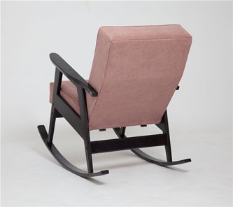 Кресло-качалка Ретро (венге / RS 12 - розовый) в Салехарде - предосмотр 1