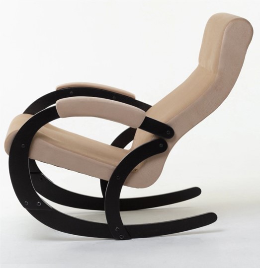 Кресло-качалка в гостиную Корсика, ткань Amigo Beige 34-Т-AB в Надыме - изображение 1