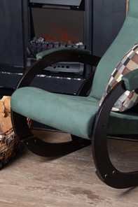 Кресло-качалка Корсика, ткань Amigo Green 34-Т-AG в Губкинском - предосмотр 6