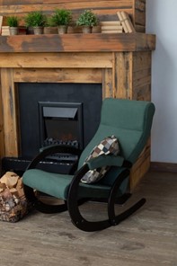 Кресло-качалка Корсика, ткань Amigo Green 34-Т-AG в Лабытнанги - предосмотр 7
