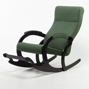 Кресло-качалка в гостиную Марсель, ткань Amigo Green 33-Т-AG в Новом Уренгое