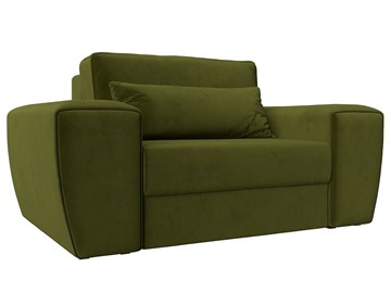Кресло Лига-008, Зеленый (Микровельвет) НПБ в Салехарде