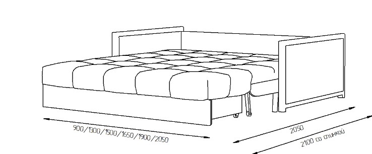 Кресло-кровать Токио 5 90 (ППУ) в Надыме - изображение 4