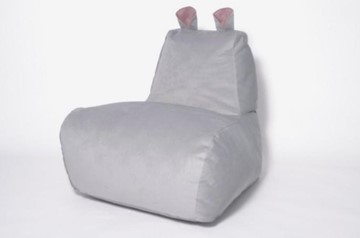 Кресло-мешок Бегемот серый в Лабытнанги