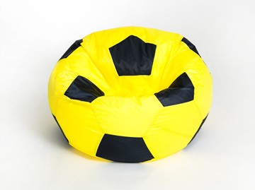 Кресло-мешок Мяч большой, желто-черный в Новом Уренгое