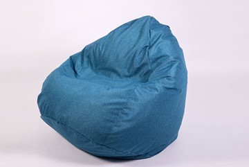 Кресло-мешок Юниор, рогожка синий в Губкинском