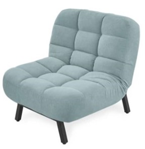 Кресло для сна Абри опора металл (мята-голубой) в Лабытнанги