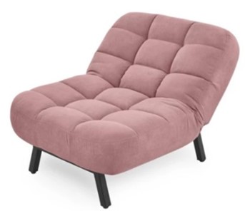 Мягкое кресло Абри опора металл (розовый) в Салехарде