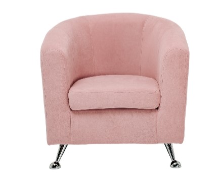 Кресло на ножках Брамс розовый в Салехарде - изображение