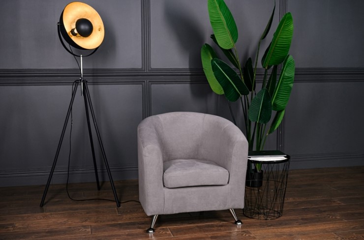 Кресло на ножках Брамс серый в Лабытнанги - изображение 8