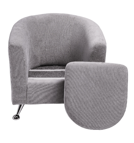 Кресло на ножках Брамс серый в Тарко-Сале - изображение 1
