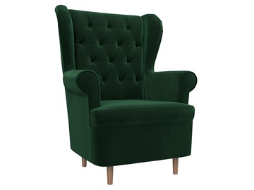 Кресло для отдыха Торин Люкс, Зеленый (Велюр) в Салехарде - предосмотр