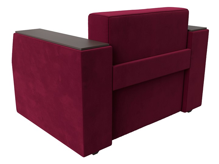 Кресло-кровать Атлантида, Бордовый (Микровельвет) в Салехарде - изображение 2