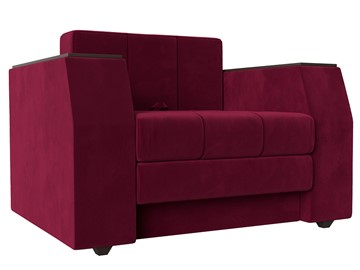 Кресло-кровать Атлантида, Бордовый (Микровельвет) в Надыме
