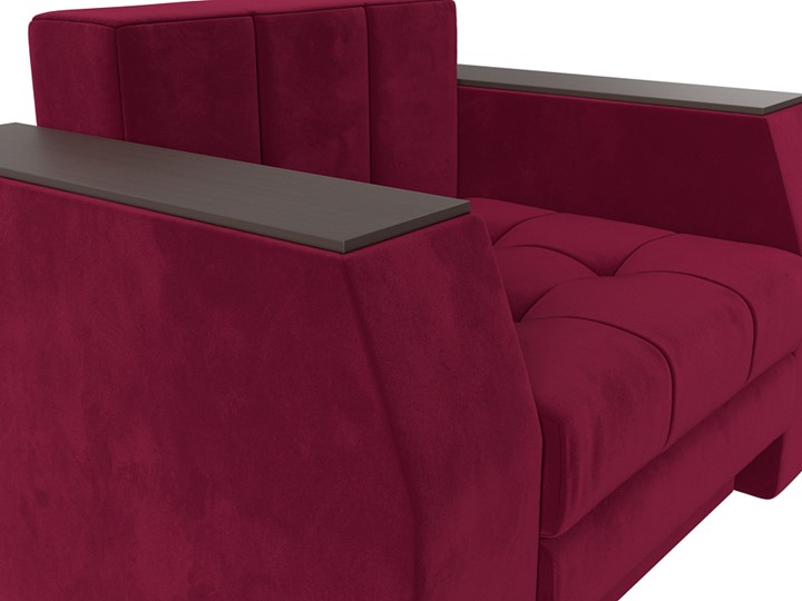 Кресло-кровать Атлантида, Бордовый (Микровельвет) в Салехарде - изображение 4