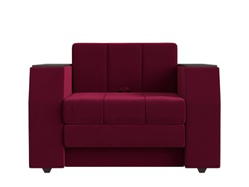 Кресло-кровать Атлантида, Бордовый (Микровельвет) в Салехарде - предосмотр 6
