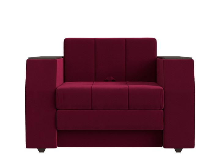 Кресло-кровать Атлантида, Бордовый (Микровельвет) в Салехарде - изображение 6