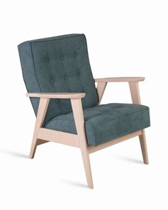 Кресло Ретро (беленый дуб / RS29 - бирюзовый) в Надыме