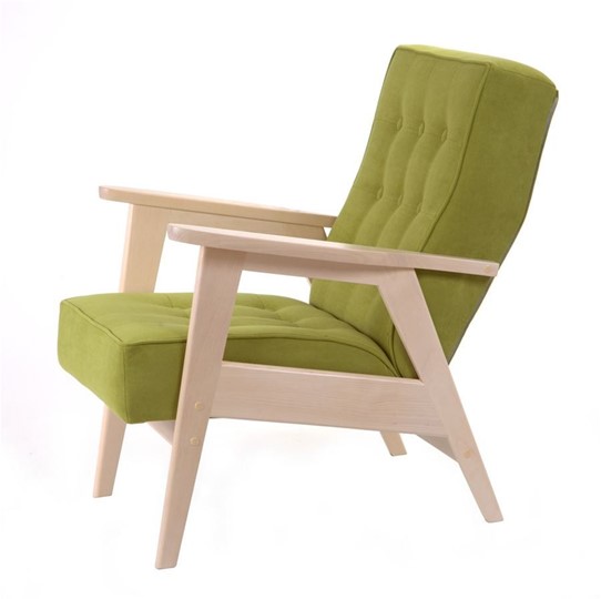 Кресло Ретро (беленый дуб / RS 20 - Лайм) в Лабытнанги - изображение 1