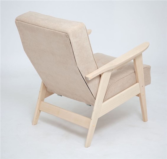 Кресло Ретро (беленый дуб / RS3 - бежевый) в Надыме - изображение 2