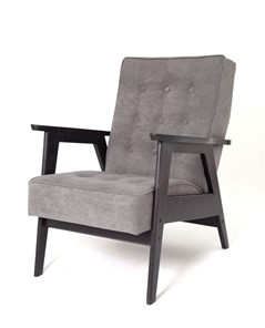 Кресло Ретро (венге / RS 15 - темно-серый) в Тарко-Сале
