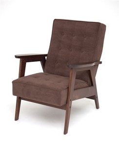 Кресло Ретро (темный тон / RS32 - коричневый) в Салехарде - предосмотр