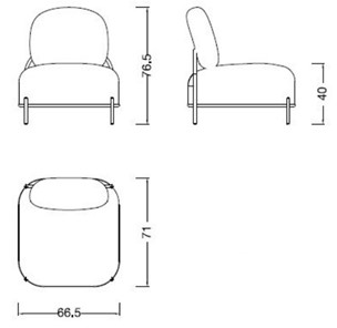 Кресло SOFA-06-01 grey в Салехарде - предосмотр 6